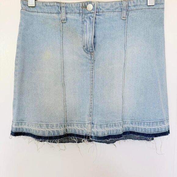 Tag Rag Dresses & Skirts - Y2K VINTAGE TAG RAG CULTURE SEAMED DENIM MINI SKIRT - Size 3
